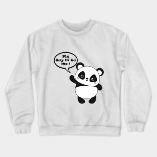 panda Crewneck Sweatshirt